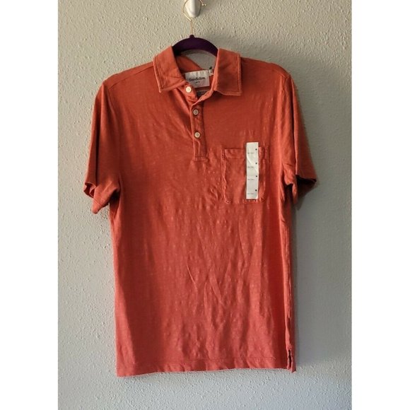 Goodfellow & Co Other - Goodfellow Polo Shirt Men's Size M Med Casual Golf Cotton Short Sleeve Red New
